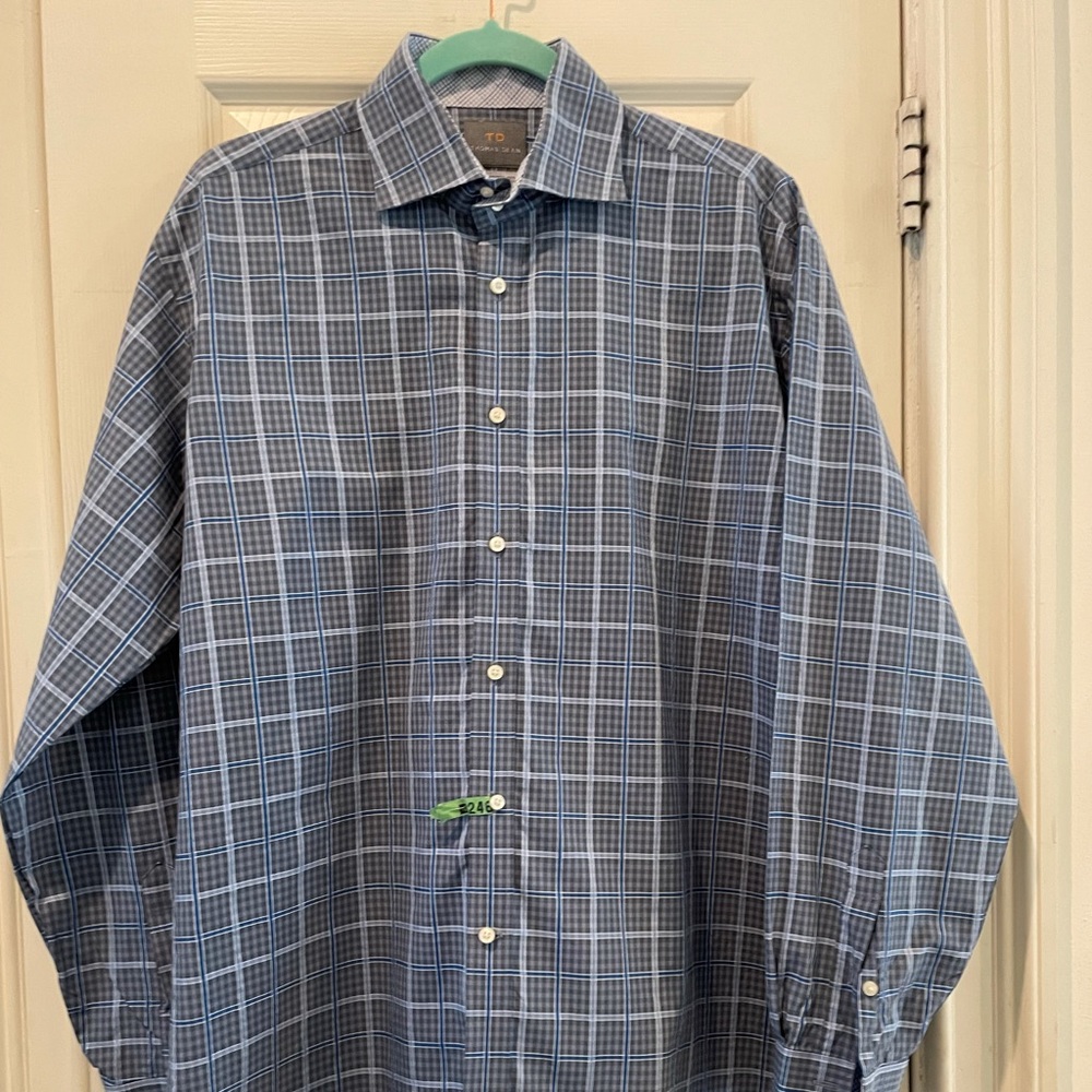Thomas Dean Button Down - Size Large - image 1
